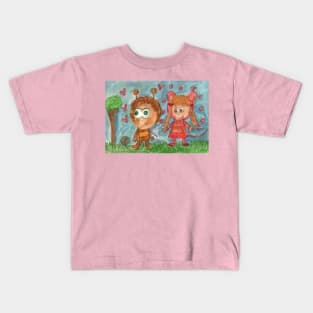 Children in Masquerade Costumes Kids T-Shirt